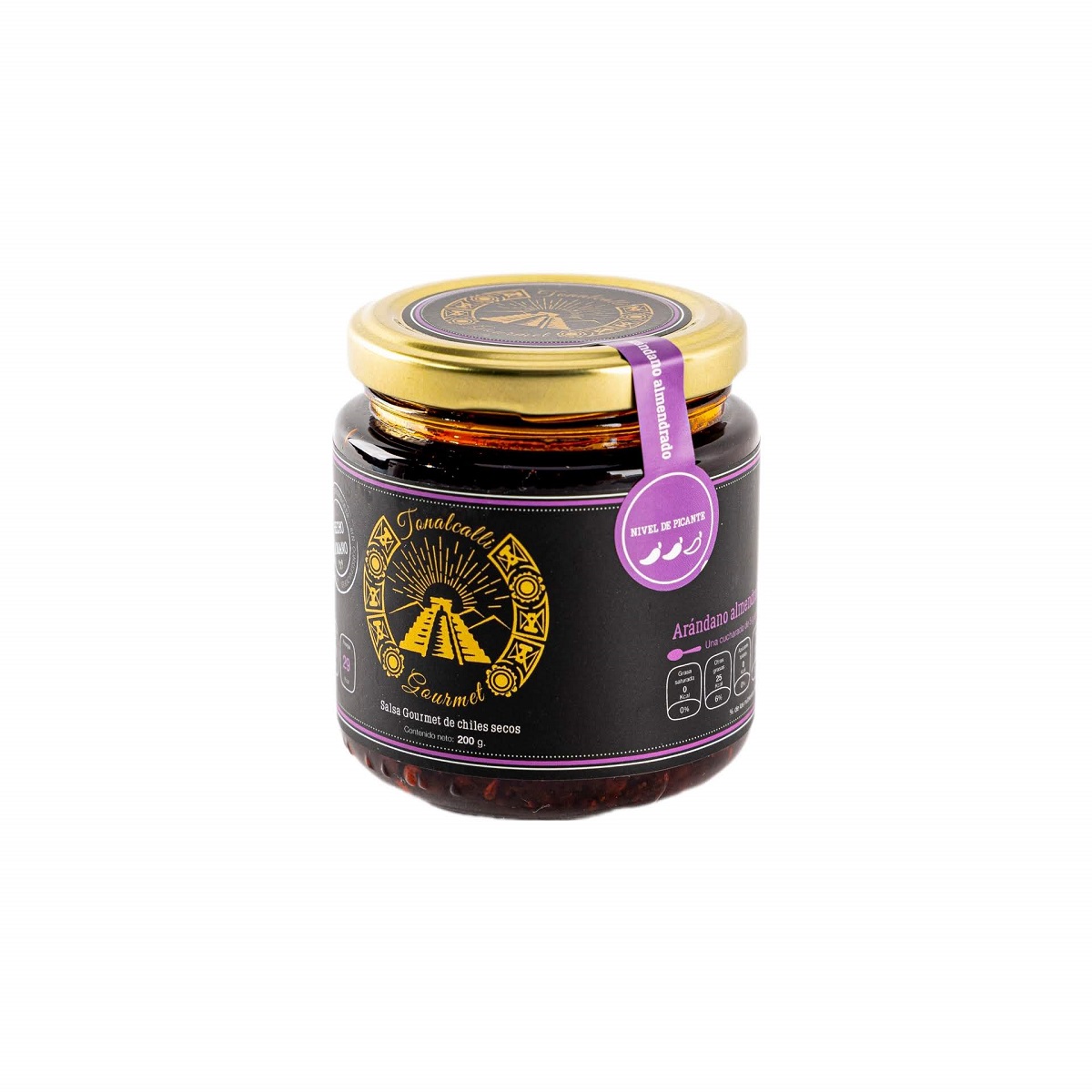 Salsa de Arándano Almendrado Gourmet Picante Alto 200gr