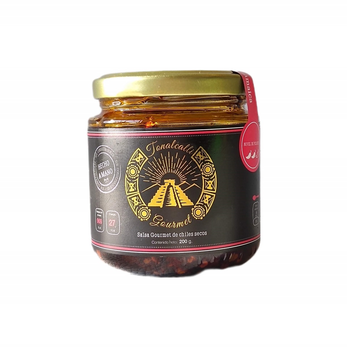 Salsa de Jamaica Gourmet Picante Medio 200gr