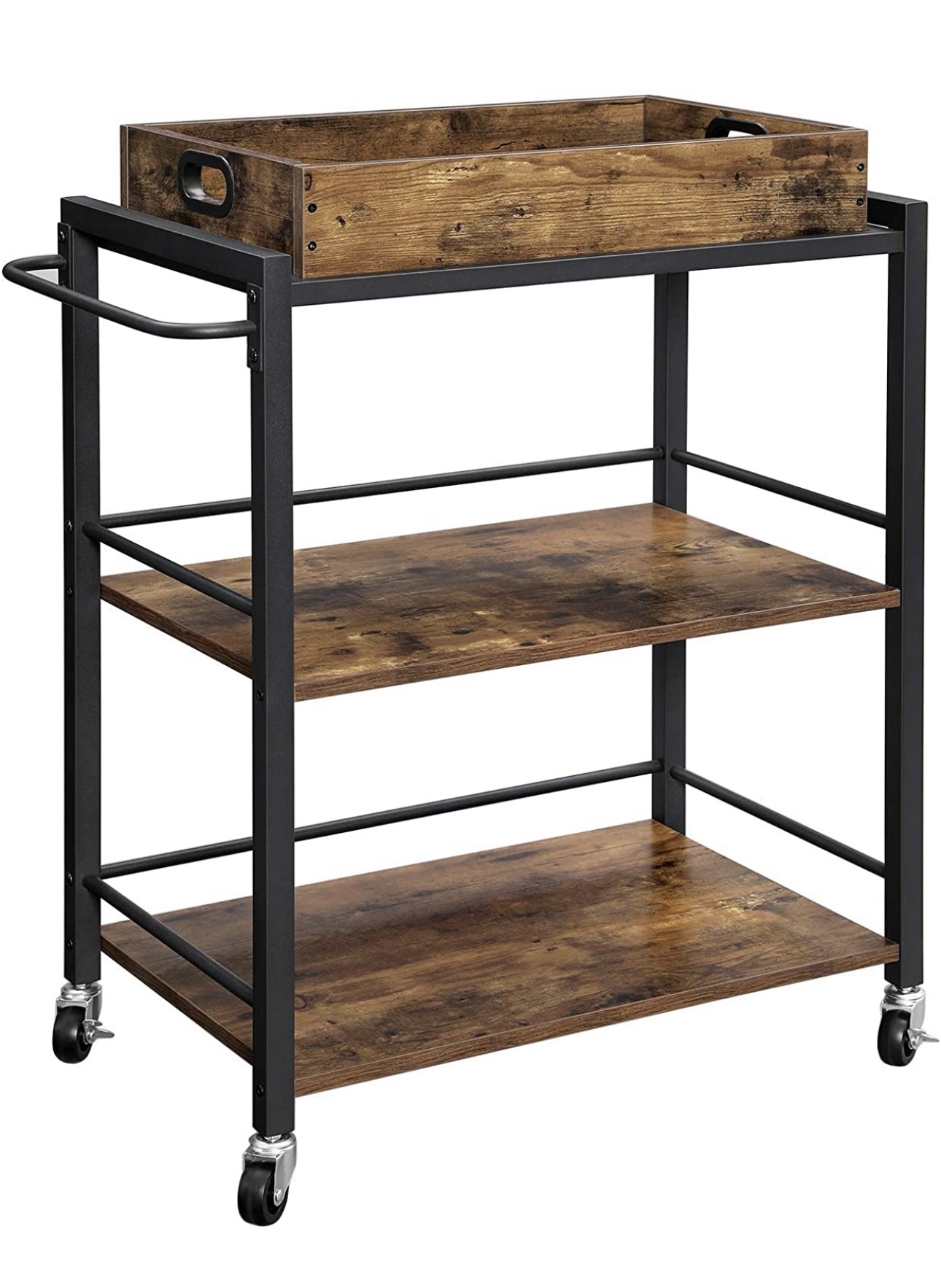 Carrito de Servicio Cantina Bar Madera 