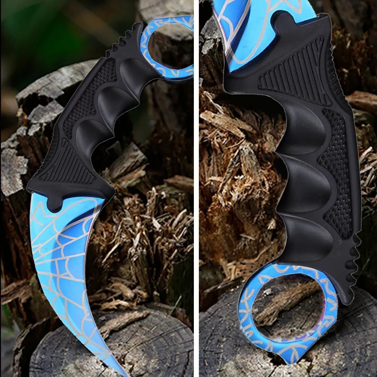 Cuchillo Karambit Cuchillo Tactico Militar Caceria 4pcs