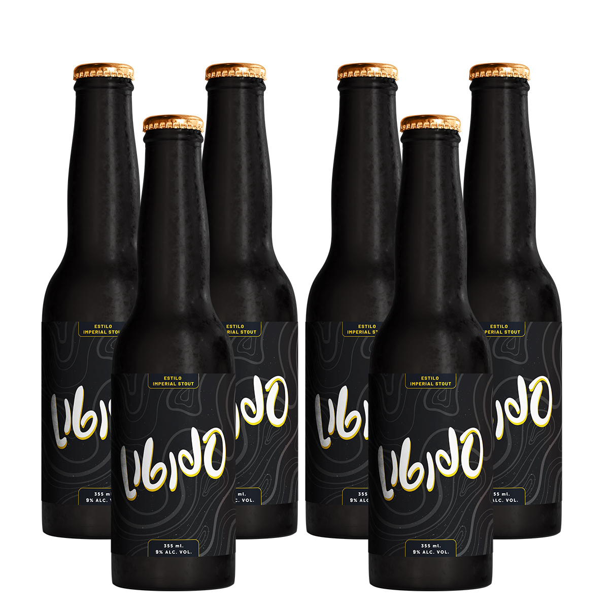 Paquete de Cerveza Libido 6 pzas. 355 ml c/u.