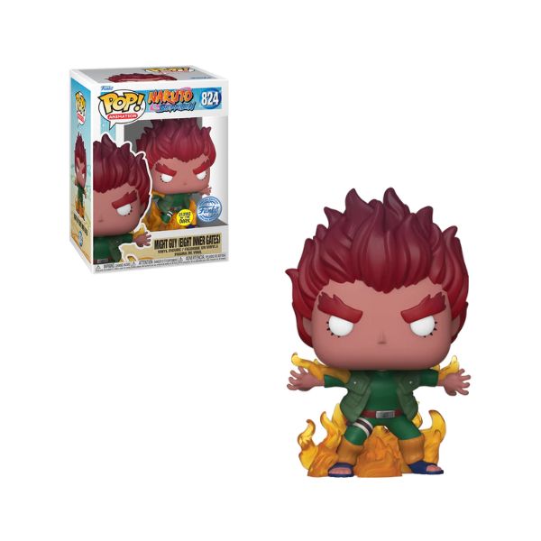 Might Guy ocho puertas internas Glow Exclusivo Funko Pop Naruto