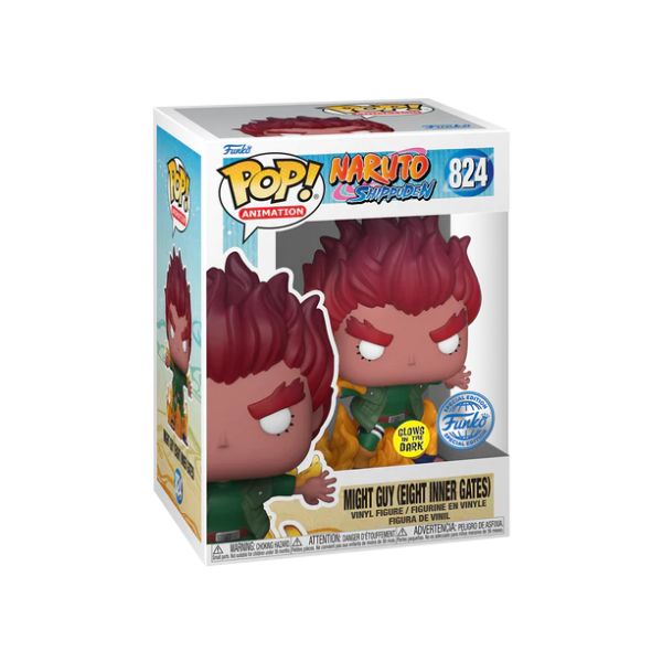 Might Guy ocho puertas internas Glow Exclusivo Funko Pop Naruto