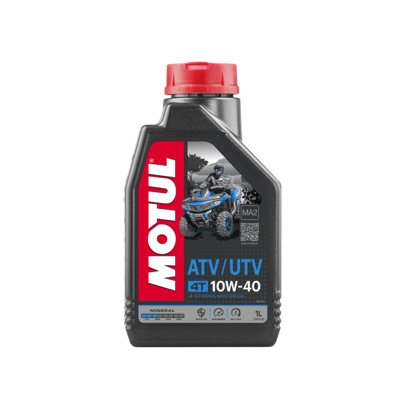ACEITE PARA MOTOR A GASOLINA 4 TIEMPOS MOTUL ATV-UTV 10W40 1L