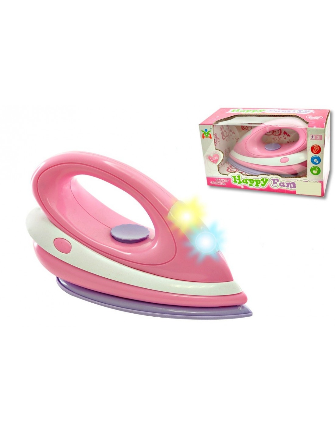 Plancha de Juguete con Luces Lanza Agua Family Assemble