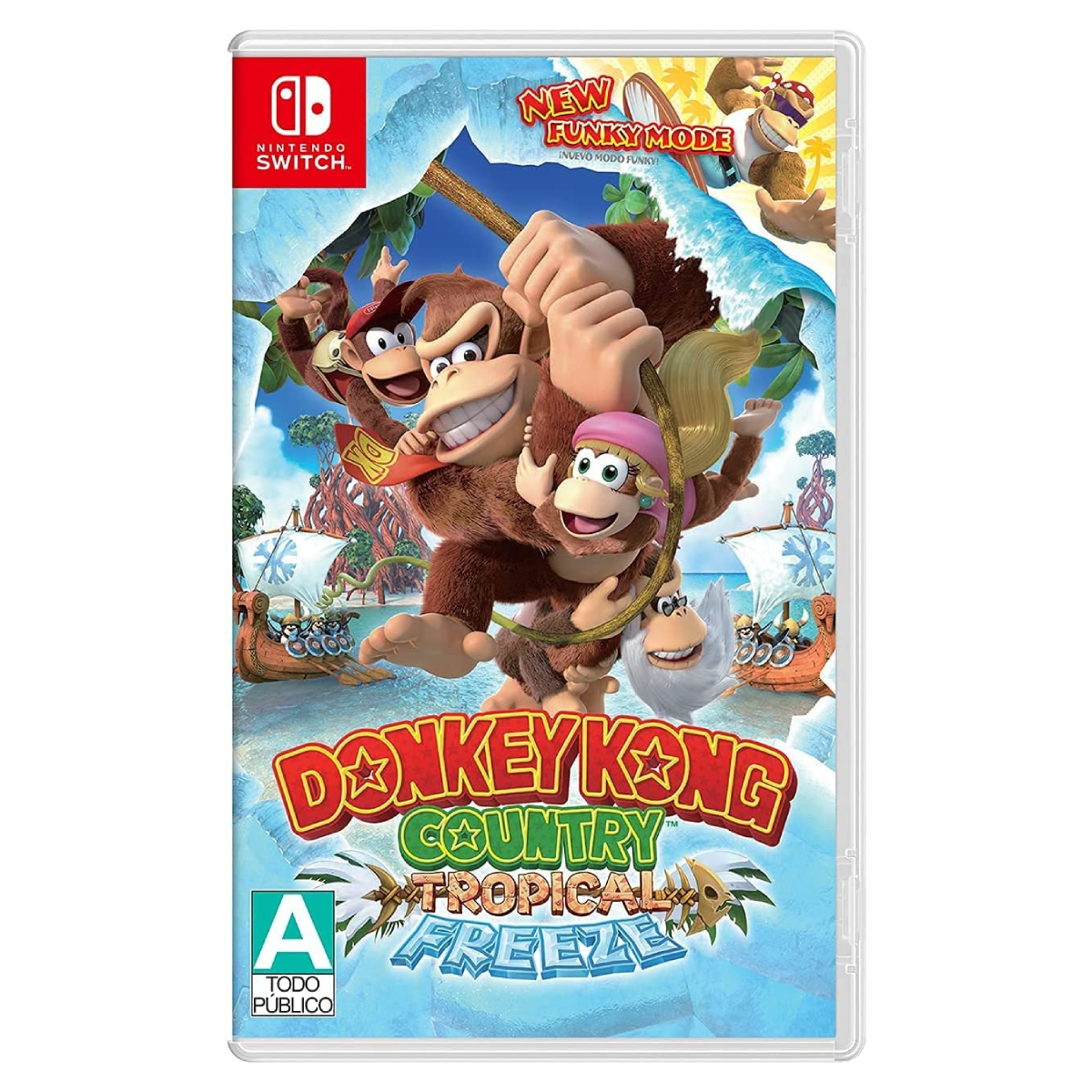  Nintendo Switch Juego Donkey Kong Country Tropical Freeze