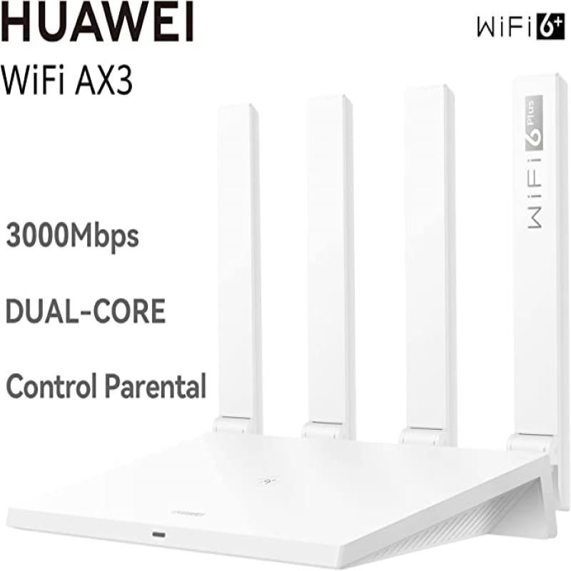 Router Huawei WiFi AX3 Dual Core Velocidad Inalámbrica 2976 Mbps Color Blanco