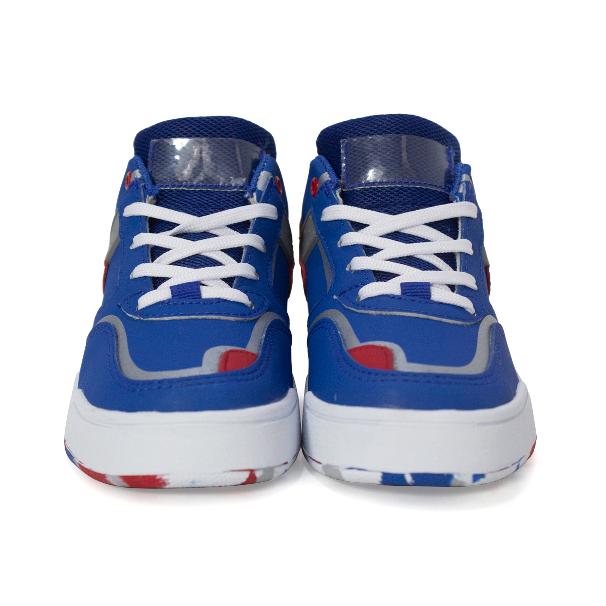 Tenis Newk Infantil Línea Abismal Color Azul Rey Rojo