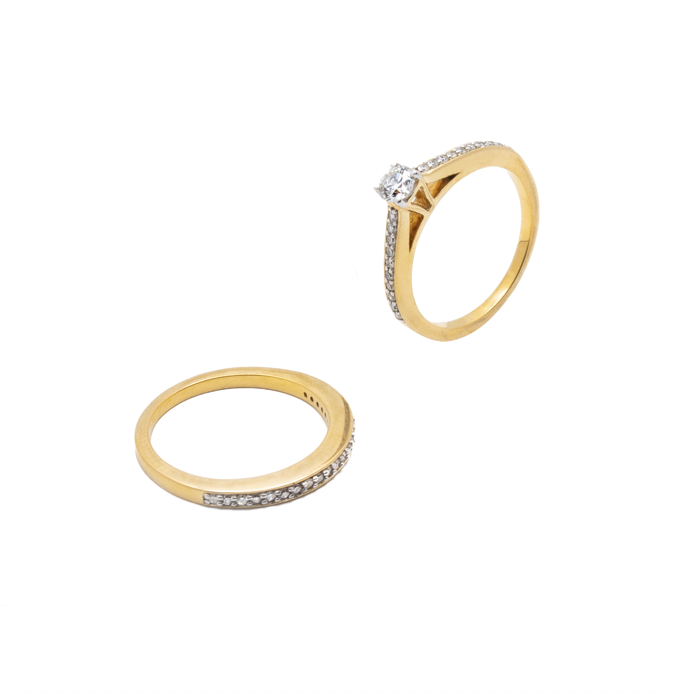 Anillo Diamante con Churumbela 50 Puntos Oro 14 Kilates.