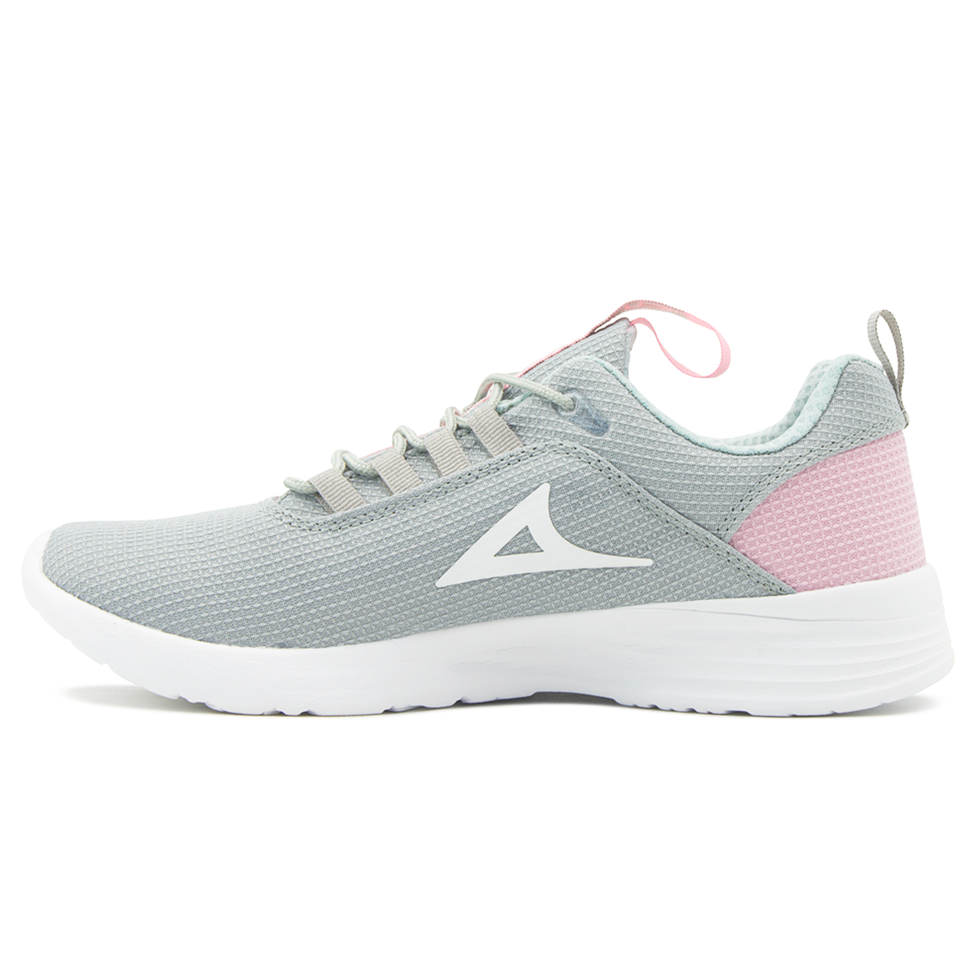 Tenis Pirma Running Mujer Deportivo Ligero Gris/rosa 22-26