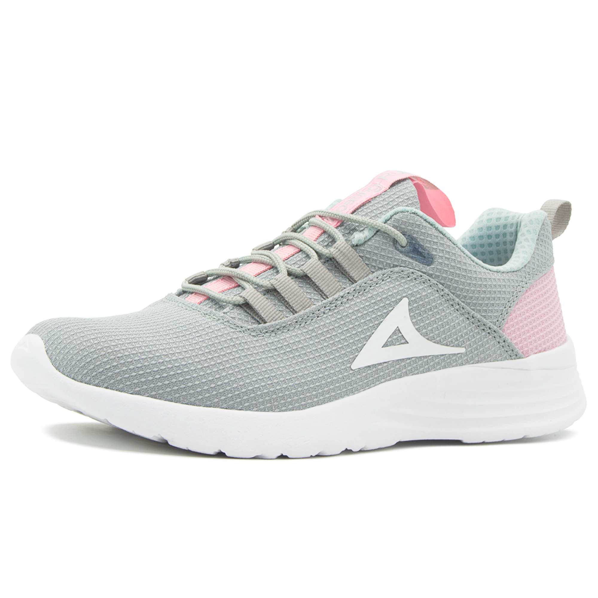 Tenis Pirma Running Mujer Deportivo Ligero Gris/rosa 22-26