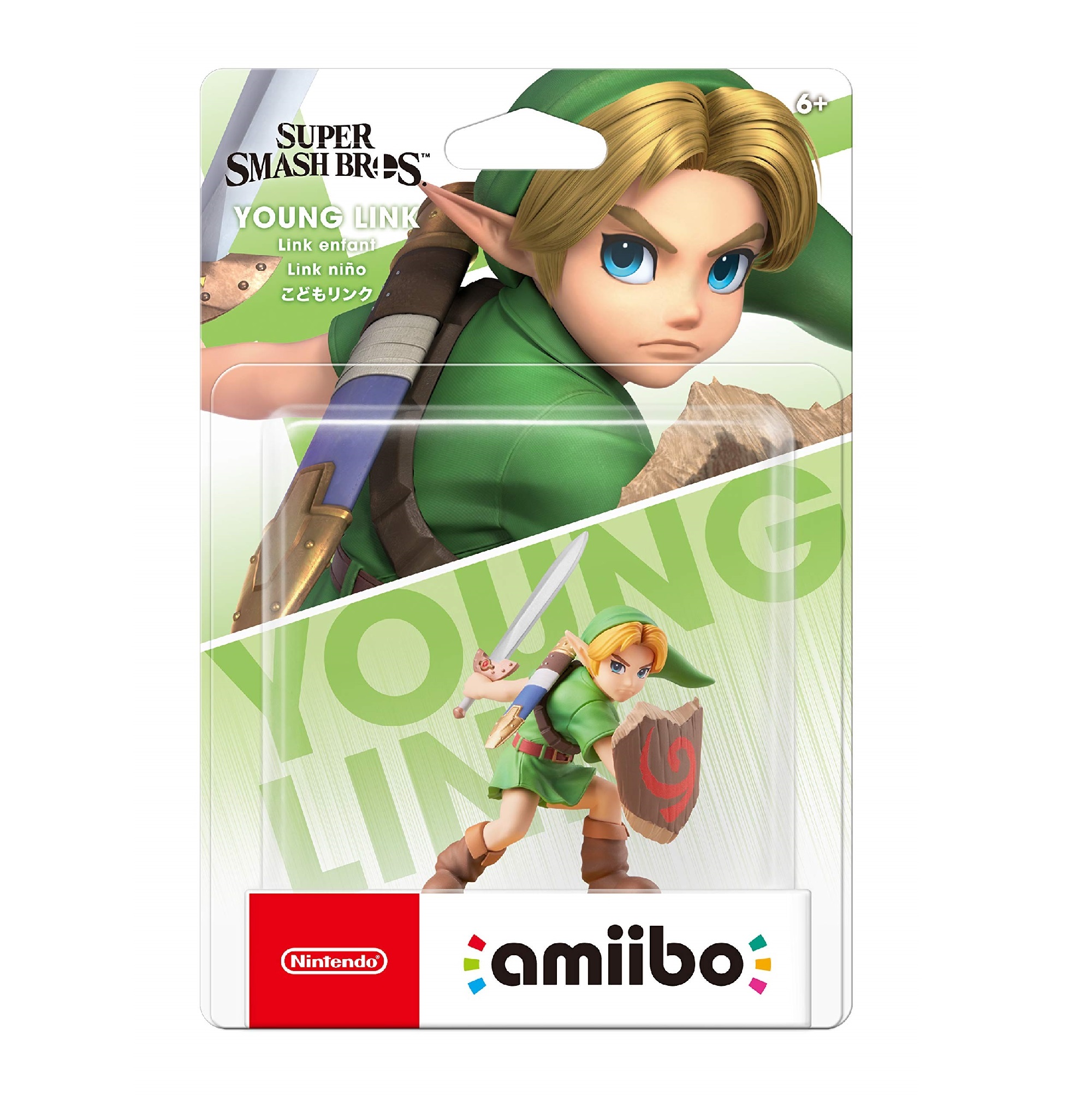 Figura Amiibo Nintendo Young Link Modelo Super Smash Bros