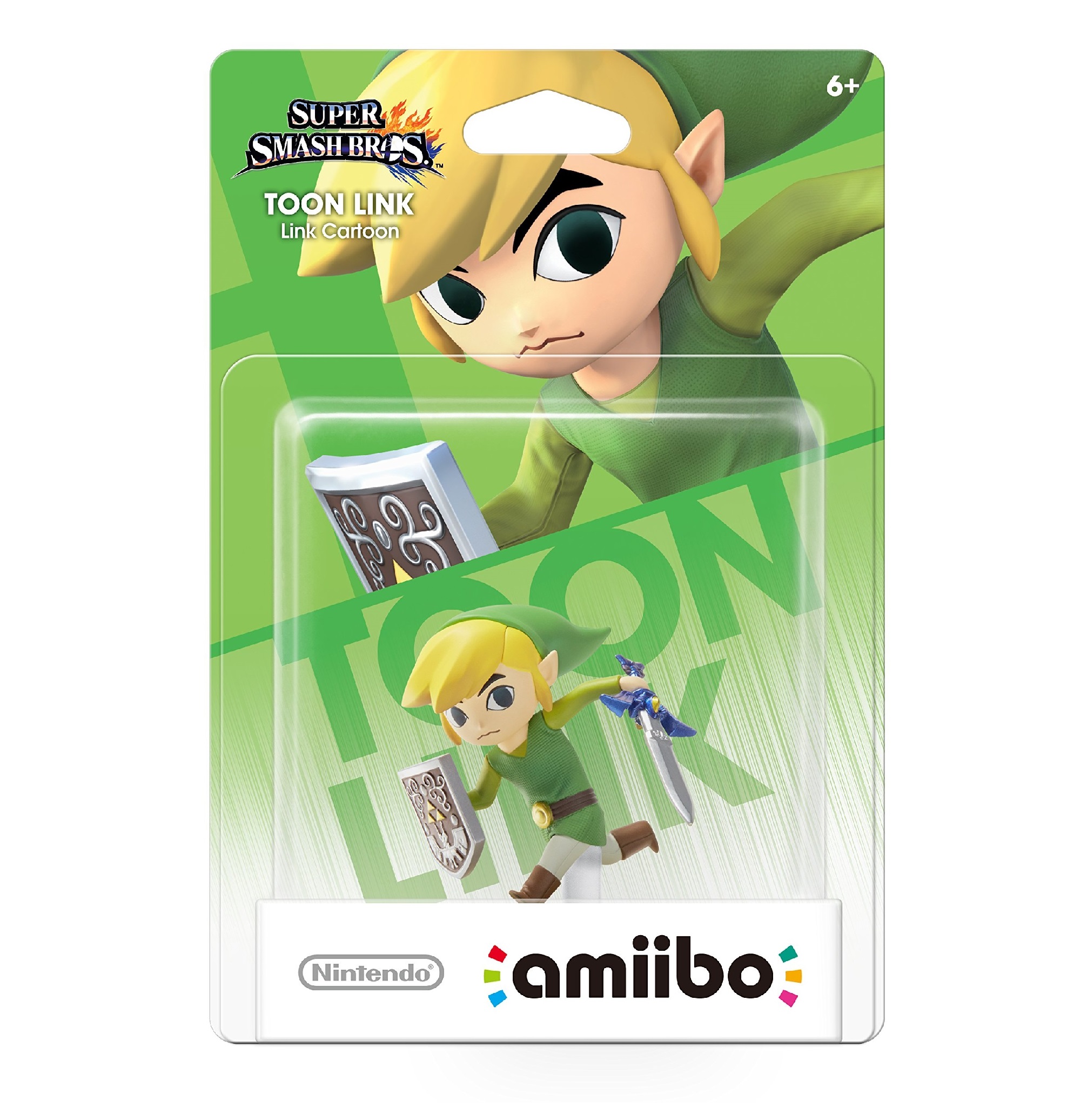 Figura Amiibo Nintendo Toon Link Modelo Super Smash Bros