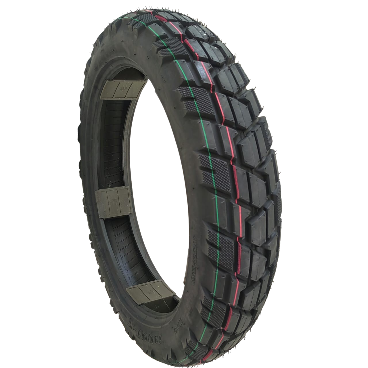 Llanta 110/90-17 S/c 8pr Doble Proposito (uso Sin Camara)