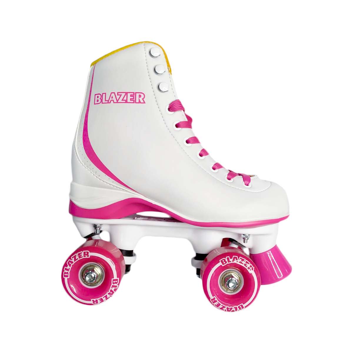 Patines Roller Rosa Quads Clásicos Retro Premium con Mochila