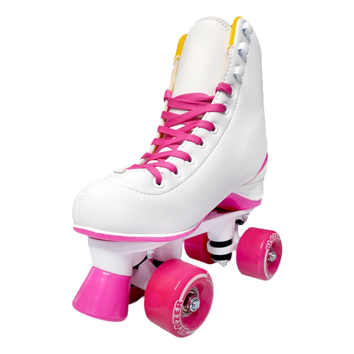 Patines Roller Rosa Quads Clásicos Retro Premium con Mochila