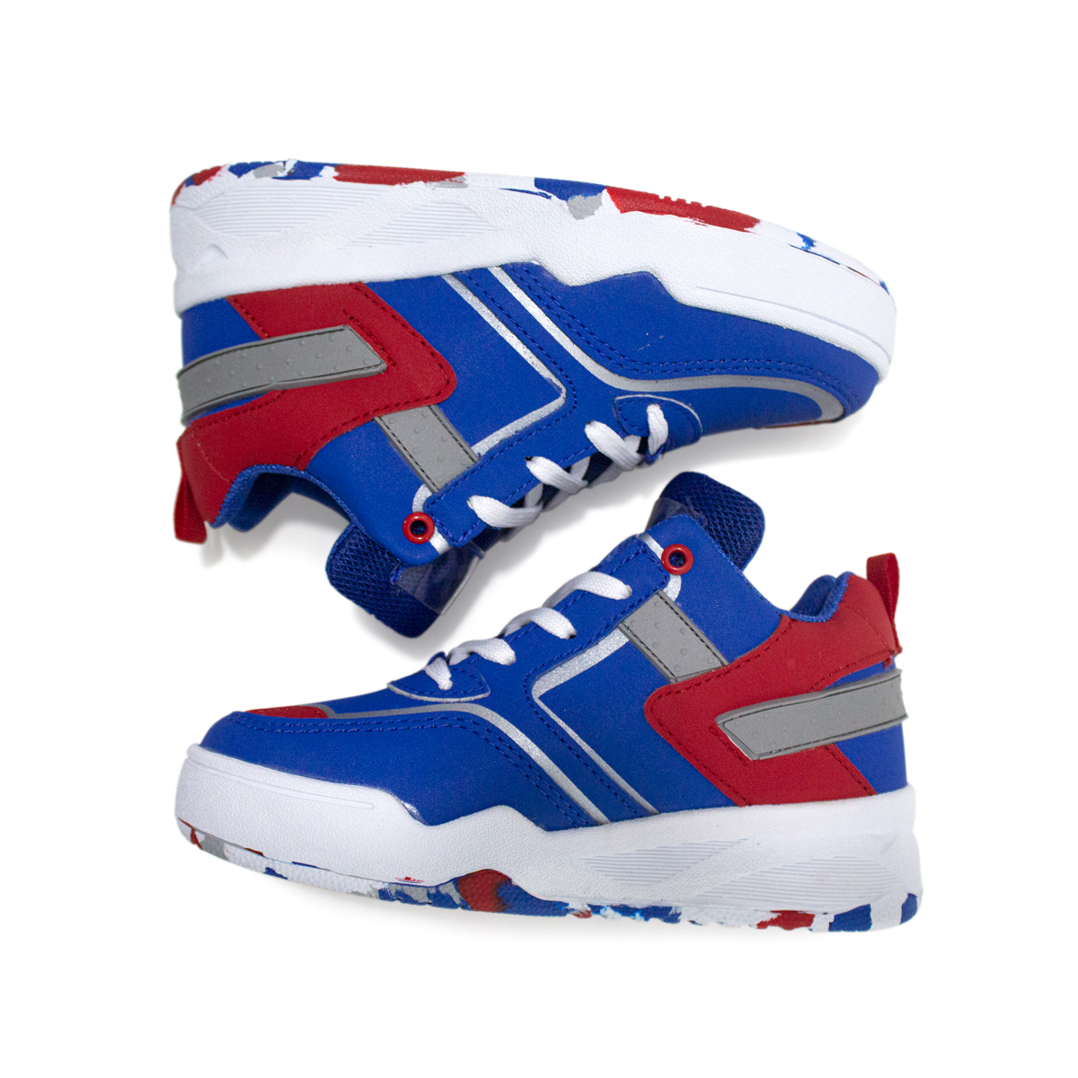 Tenis Newk Infantil Línea Abismal Color Azul Rey Rojo