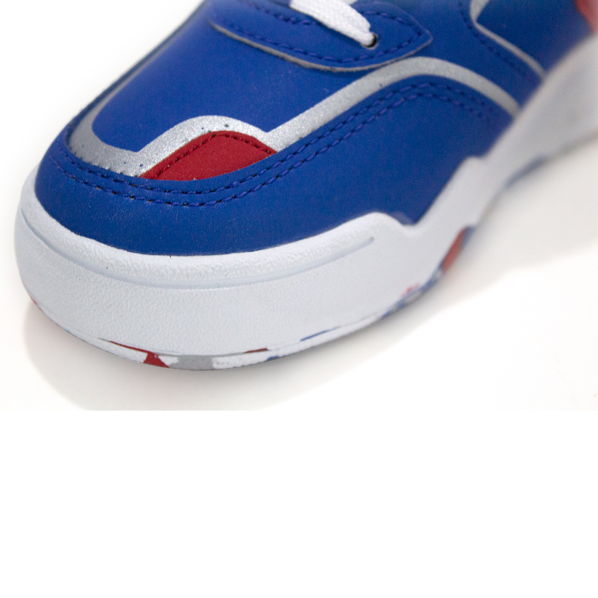 Tenis Newk Infantil Línea Abismal Color Azul Rey Rojo
