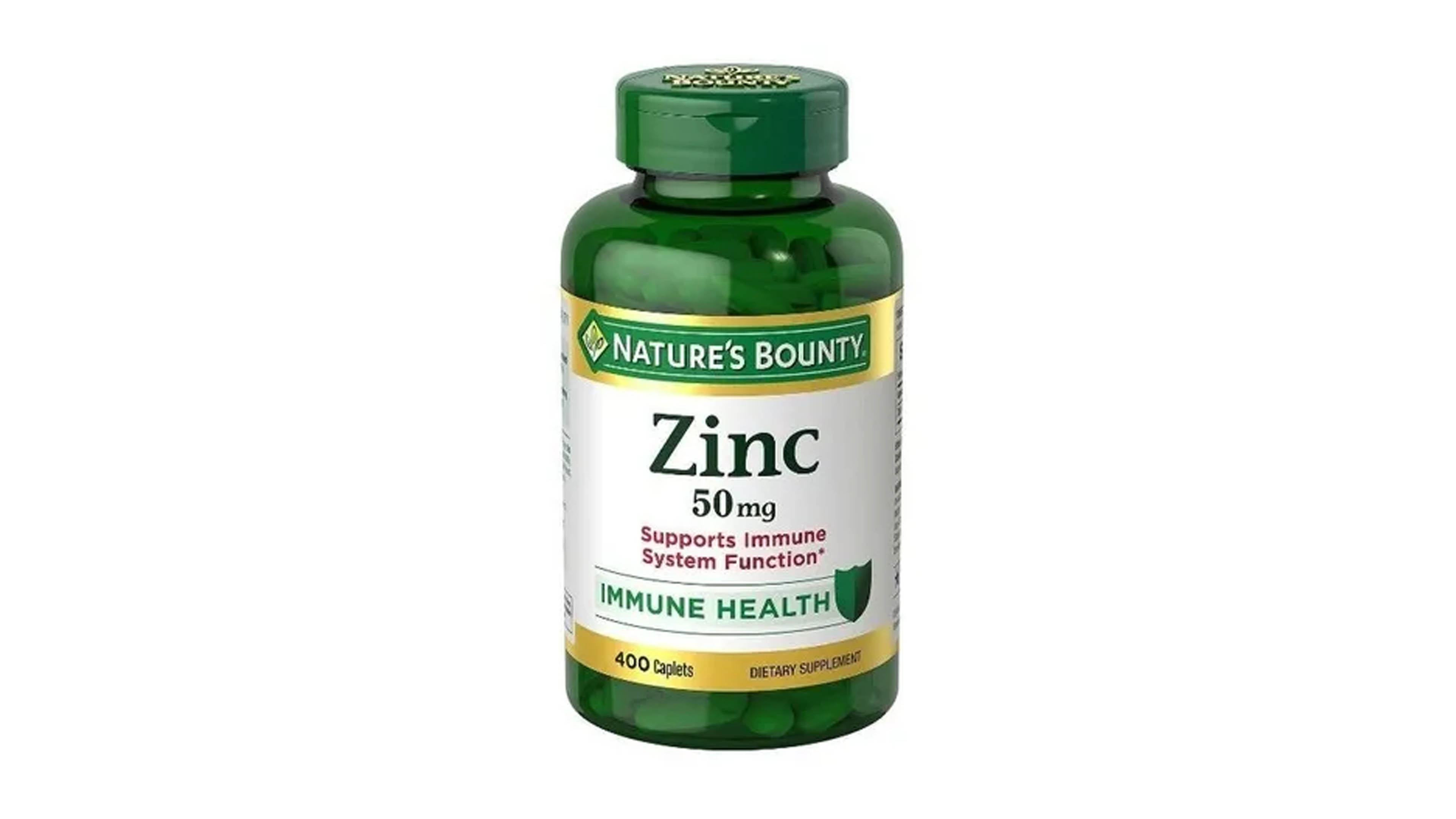  Zinc 50mg Nature Bounty Alta Potencia Inmunidad Salud 400 Tabs Cuida Piel!