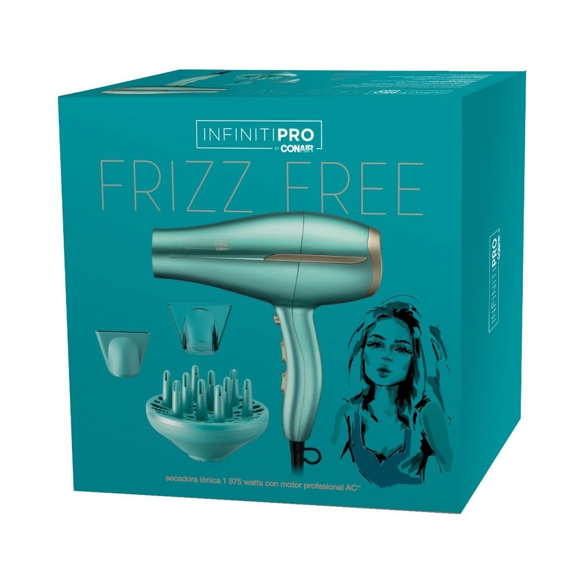 De Cabello Conair Smoothwrap Secadora Infiniti Pro Conair