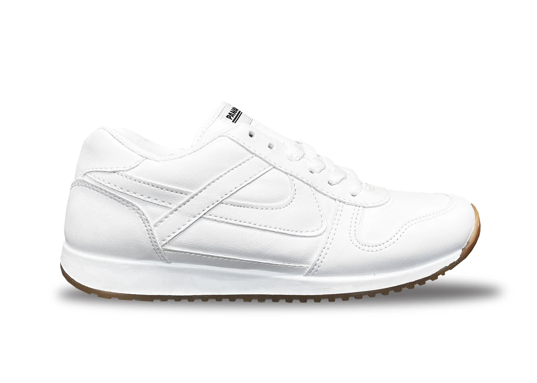 Tenis Panam Escolar Jogger Blanco Moda Dama Caballero