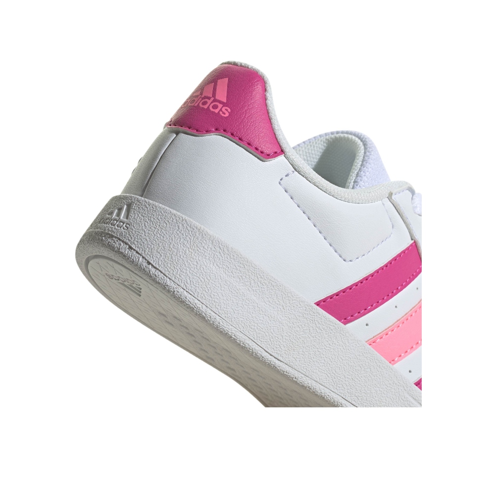 TENIS ADIDAS CASUAL BREAKNET  2.0 K BLANCO/ROSA DE MUJER HP8959.