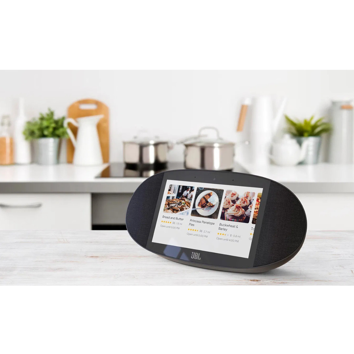 Pantalla JBL Link View 8 Pulgadas Google Assistant Touch IPX4 Negro