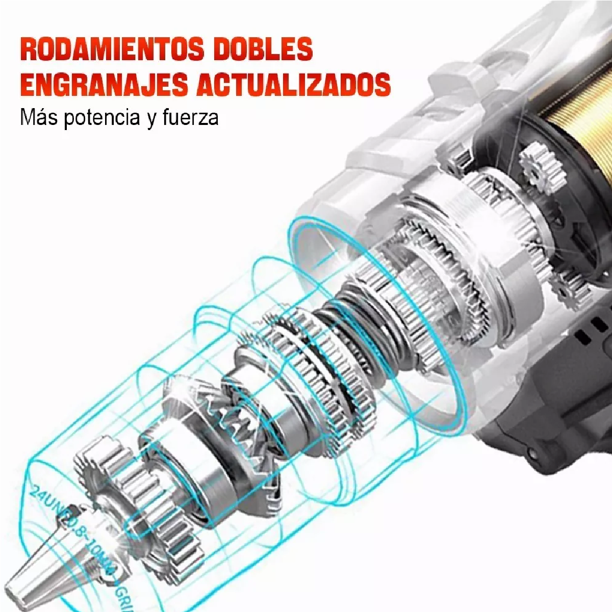 Kit Taladro Inalámbrico Multifuncional Con 2 Baterías