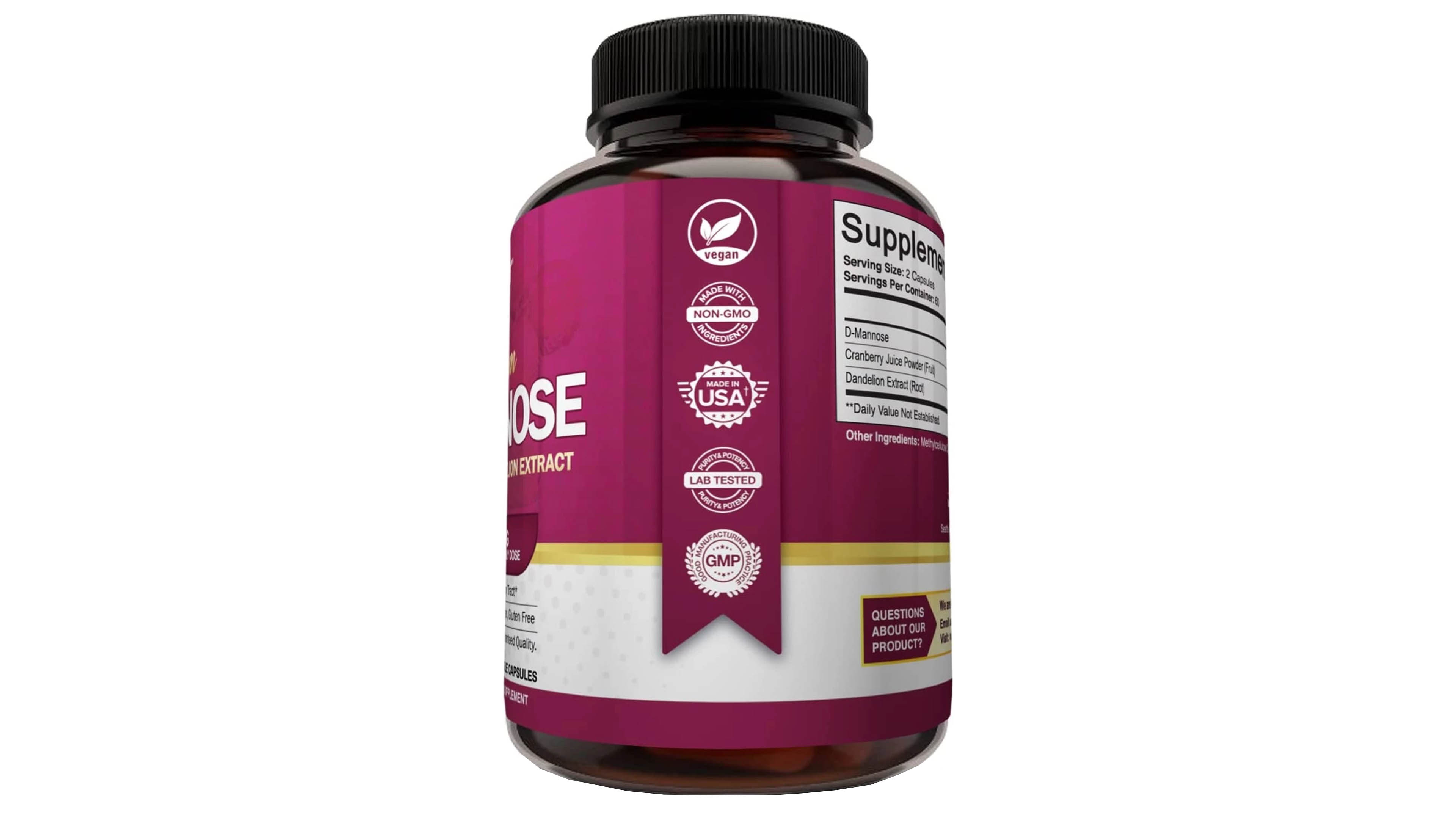 D-manosa Nutriflair Salud Tracto Urinario 120 Caps D-mannose NutriFlair