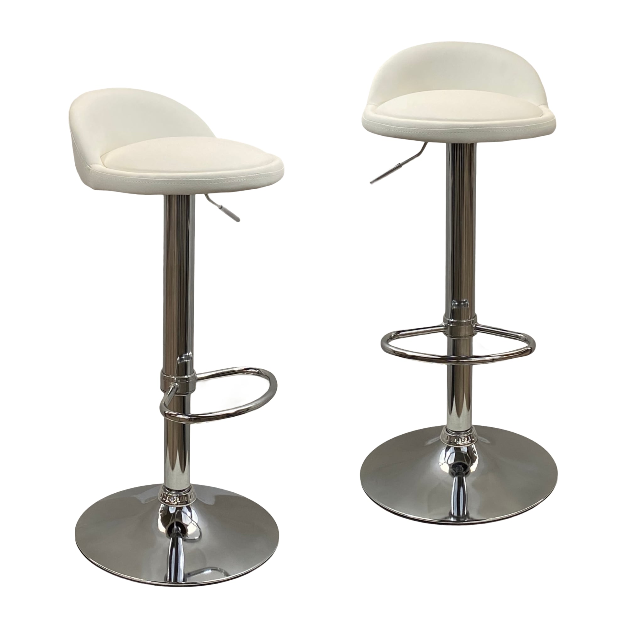 2 Bancos para barra de cocina bar altura ajustable giratorio Punto y Compra 362