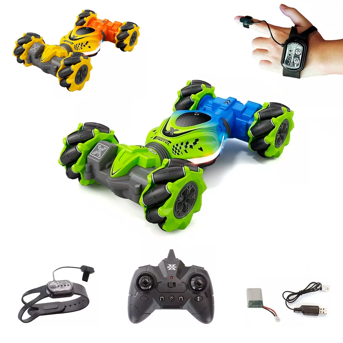 Lagartija Teledirigida Kssvzz Con Ojos LED – Trepa Paredes Y Cristales – Recargable USB-C – Regalo Para Niños 3-12 Años