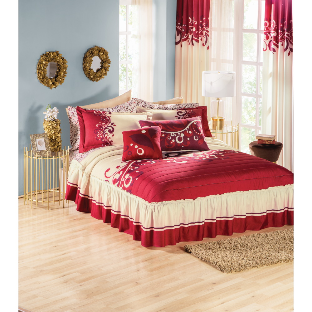 Colcha King Size Sencilla Alabeo Delgada Colchas Concord