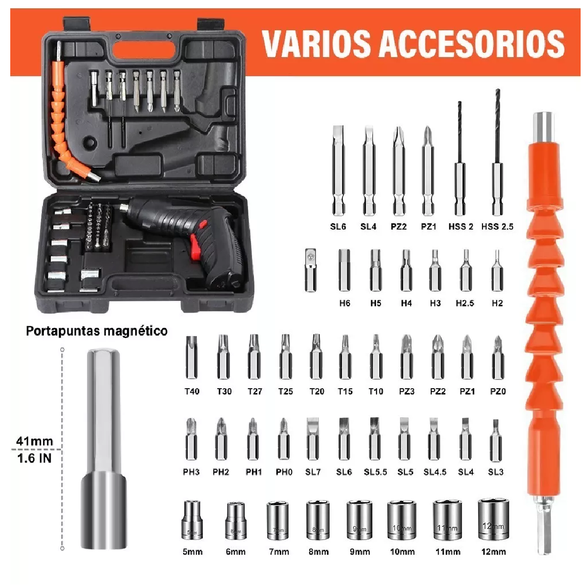 Juego De Destornilladores Eléctricos Reparación 51 Pcs