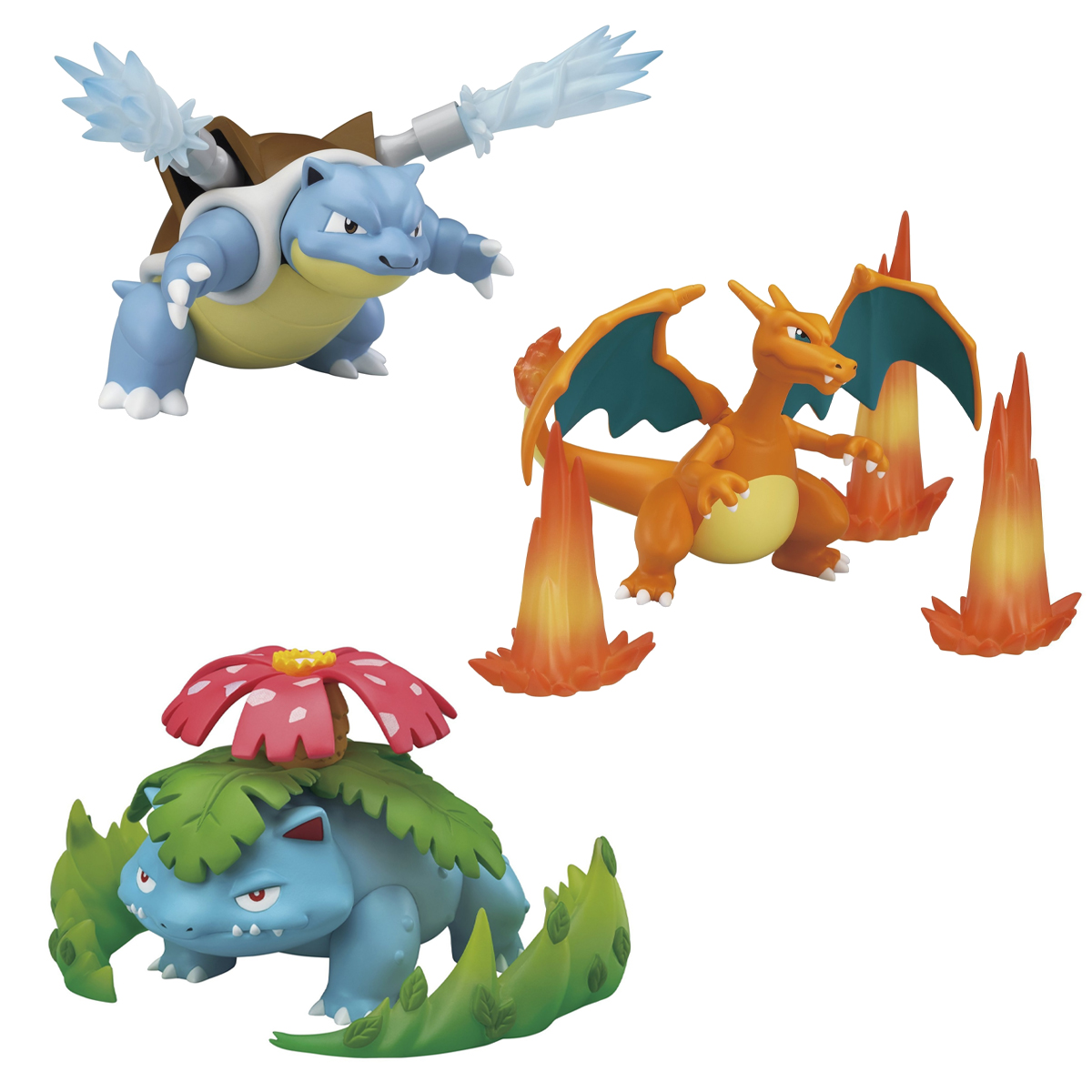 Figuras Coleccionables Charizard Blastoise Venasaur Pokemon