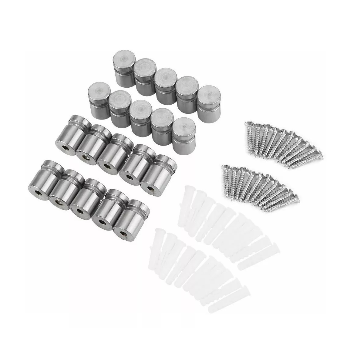 Chapetones De 19x25mm 20 Piezas Incluye Taquetes Y Tornillos