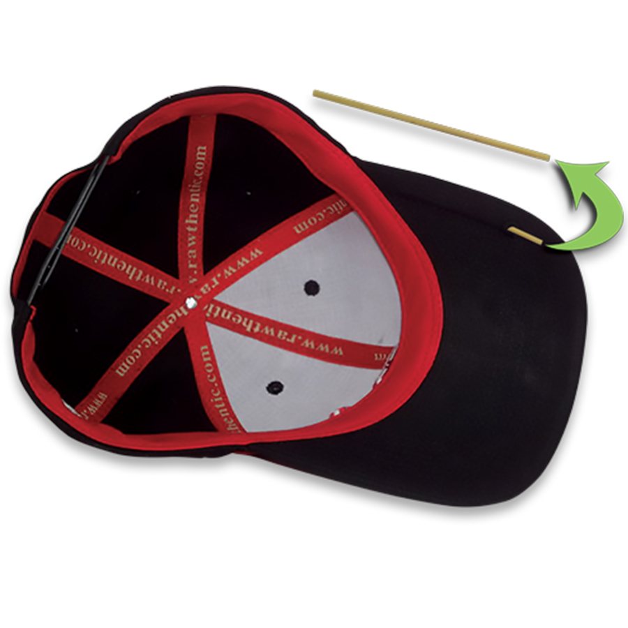 Gorra RAW Rolling Papers Beisbol Negra