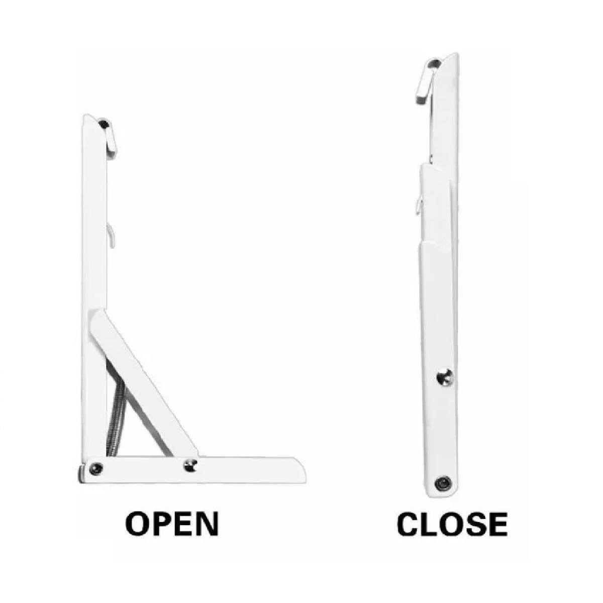 Soporte  Brazo P/repisa Abatible Plegable Par