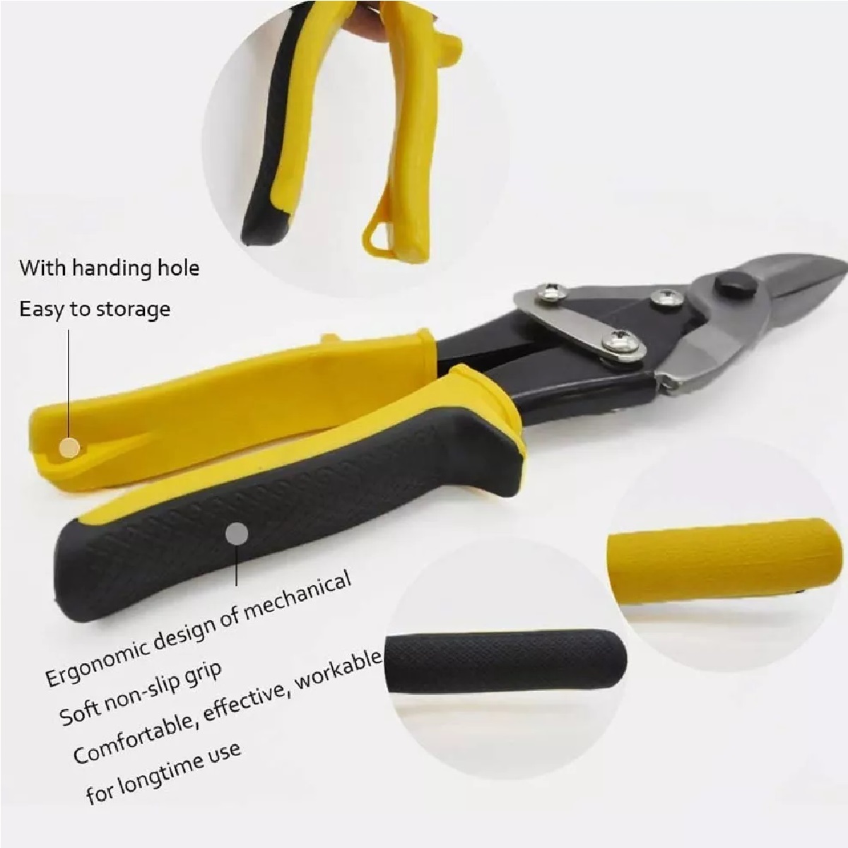 Tijeras Aviador Para Cortar Lamina Hojas Forjadas En Acero