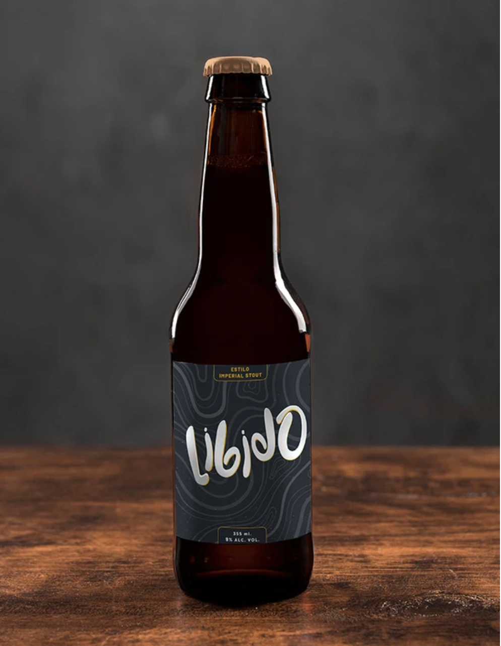 Botella de Cerveza Libido 355 ml.