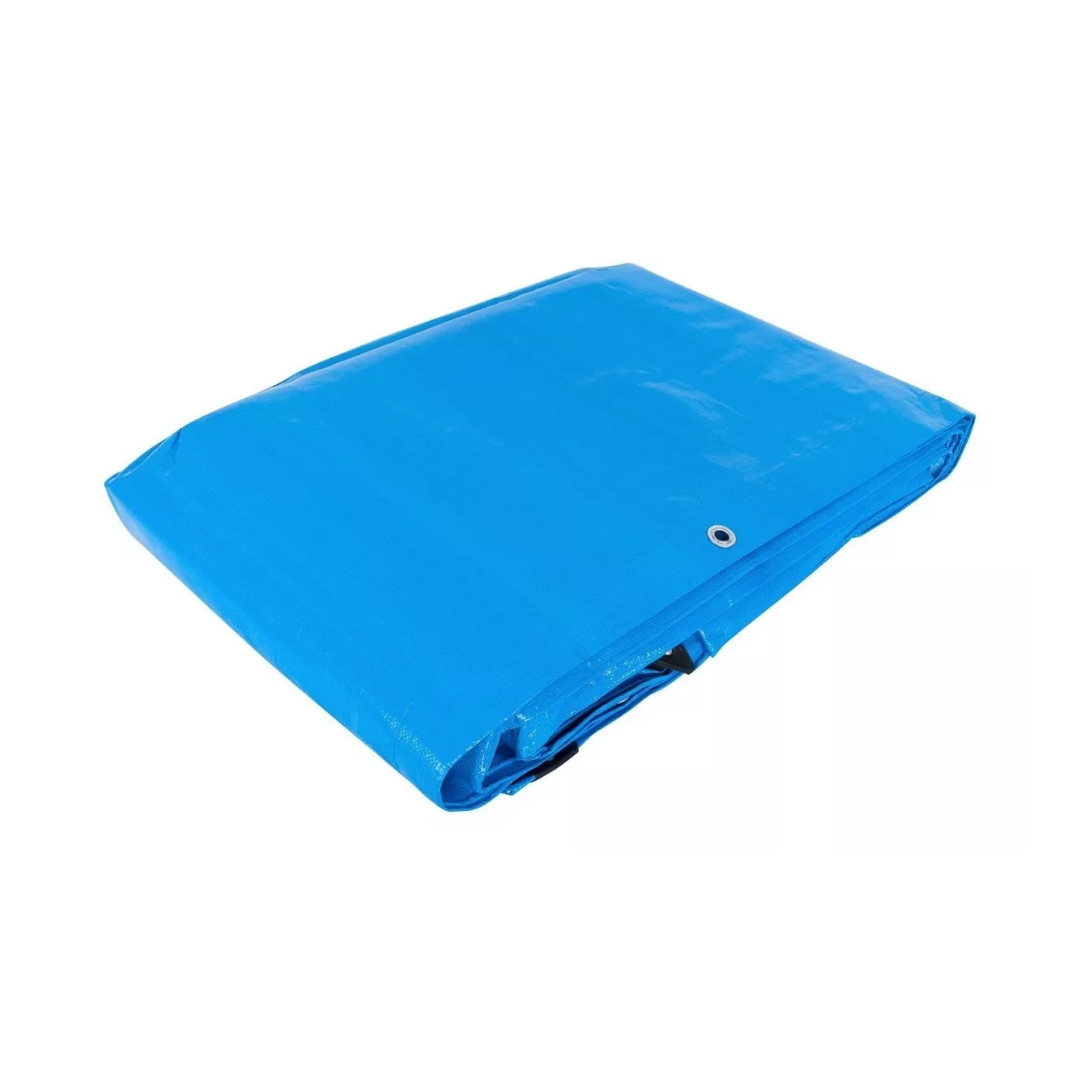 Lona De Uso Rudo Reforzada, 6 X 9 M, Azul Impermeable