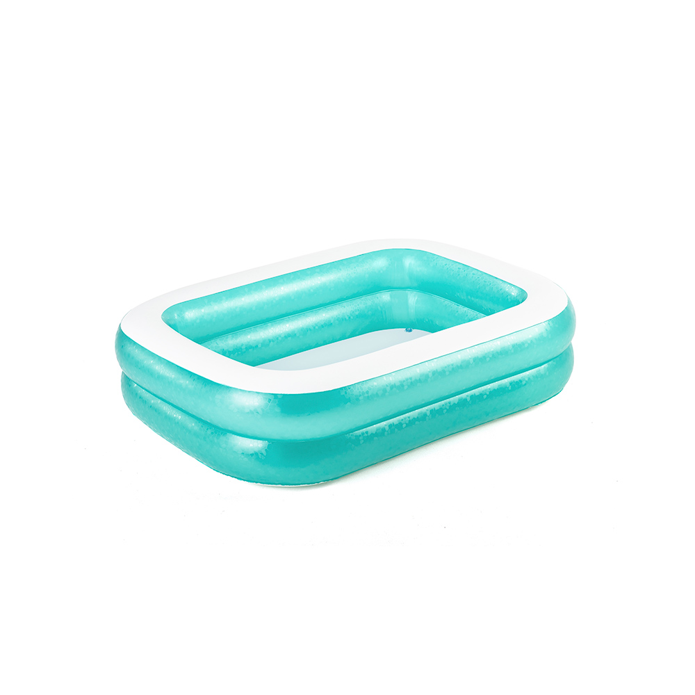 BESTWAY Piscina Familiar Inflable, Rectangular Azul con Capacidad de Agua, 450 L
