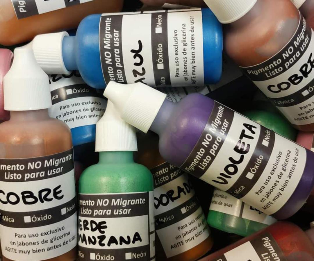 Colorante Líquido No Migrante para Jabones de Glicerina Amarillo perlado 40ml