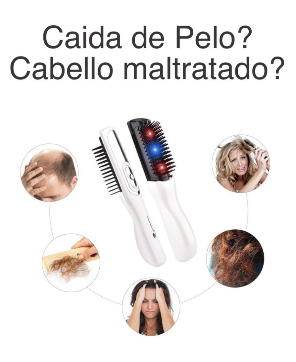 Cepillo Peine Laser  Masajeador Anticaida Caspa Alopecia