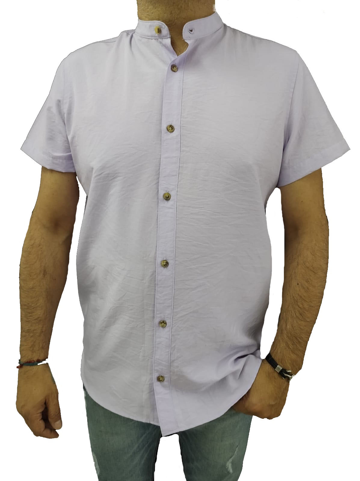 CAMISA FORUM CUELLO MAO PARA CABALLERO 	