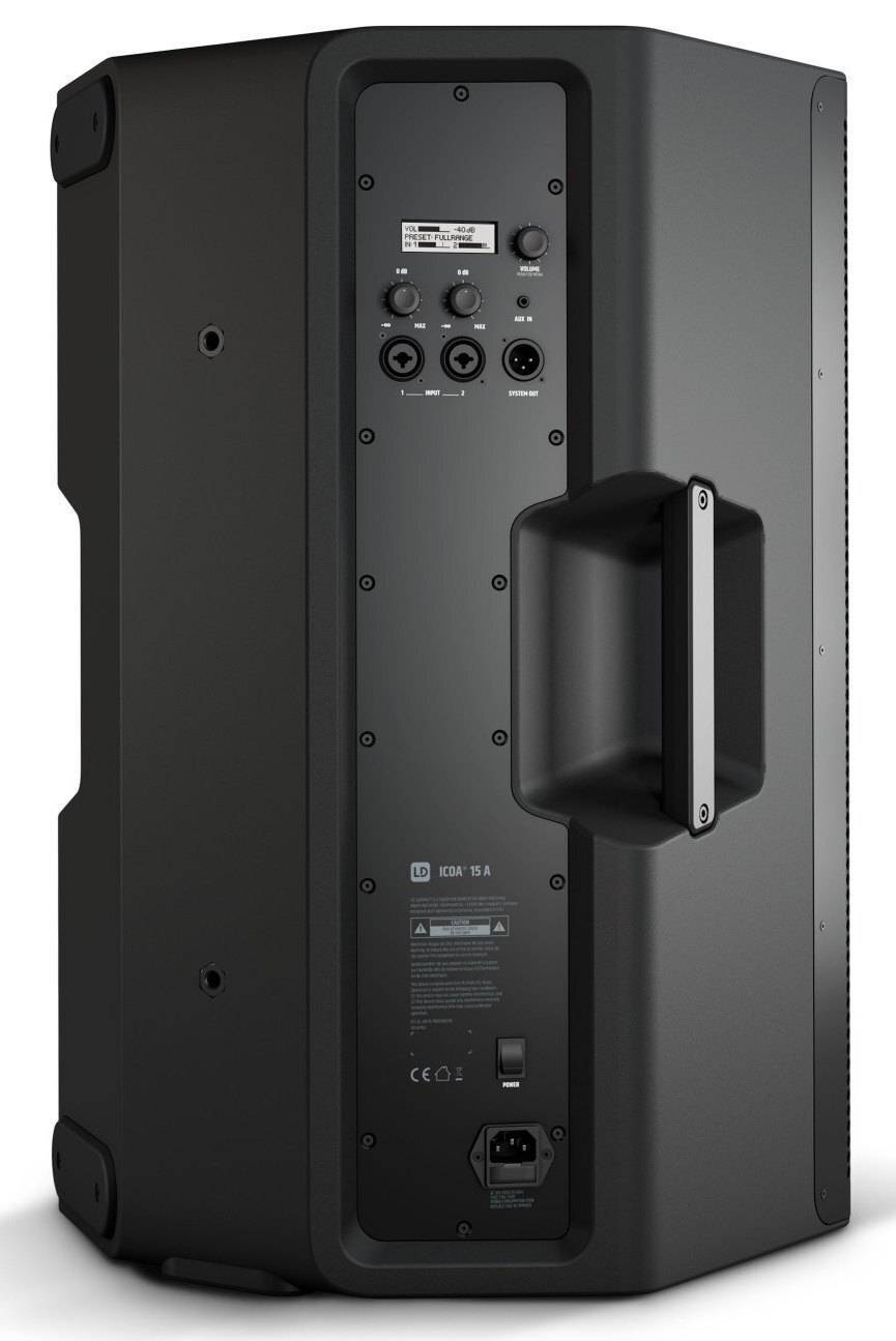 Bafle amplificado Ld Systems Icoa 15 A con bluetooth.
