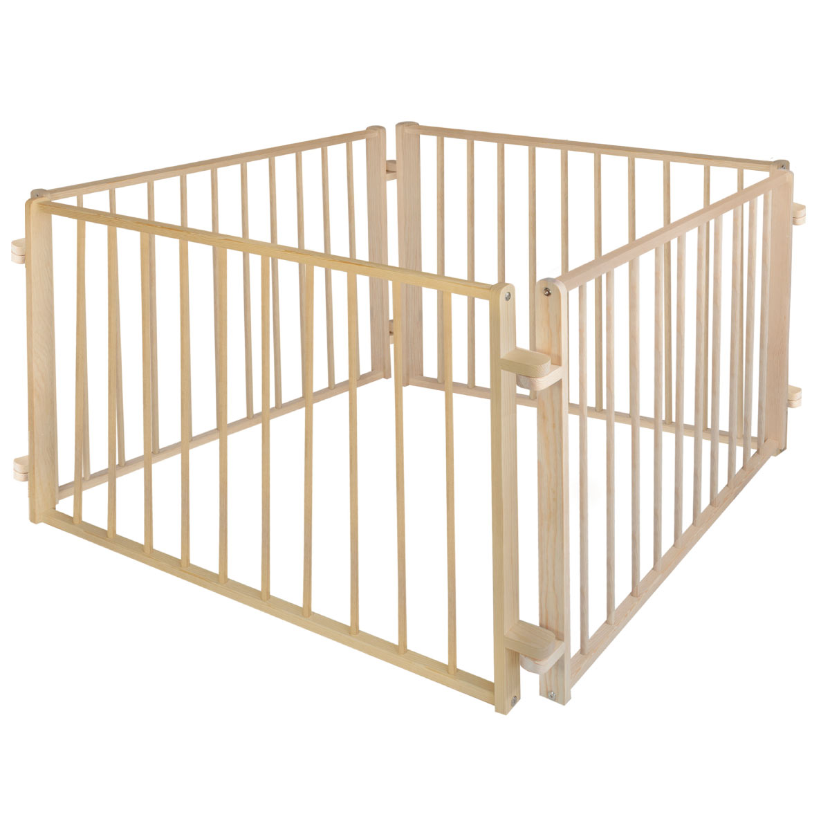 Corral De Madera Para Bebé - Barandales Modulares Duduk