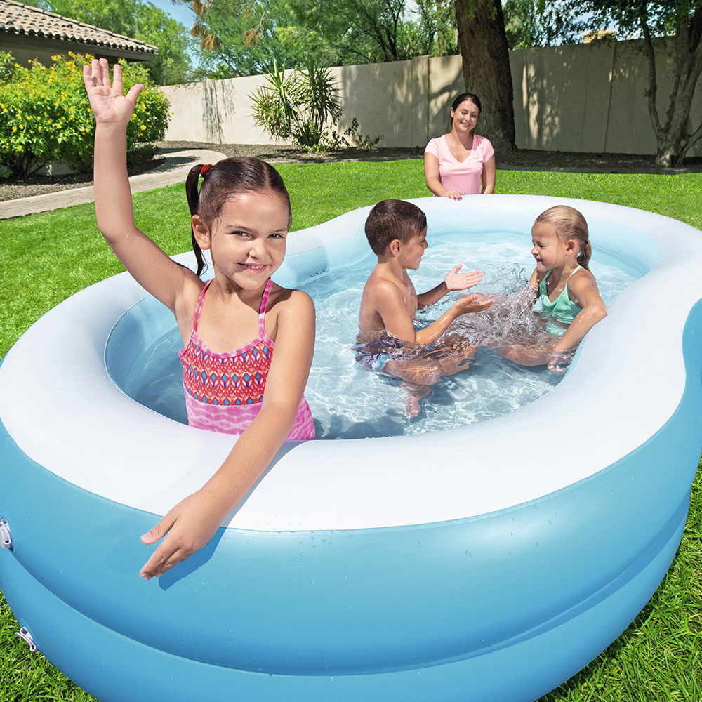 Alberca Inflable Infantil Ovalada Bestway 544 Lts 262 cm Azul