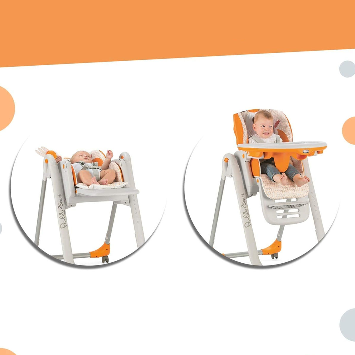 Chicco Silla Alta Polly 2 Start Fancy Pollo