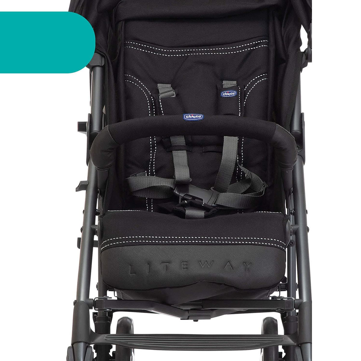 Chicco Carriola de Bastón Liteway 3 Complete Negra