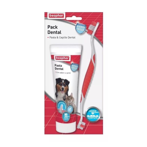 Kit Dental Pasta Y Cepillo Para Perro Gato Beaphar